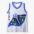 Japanese vintage mesh tank top for summer