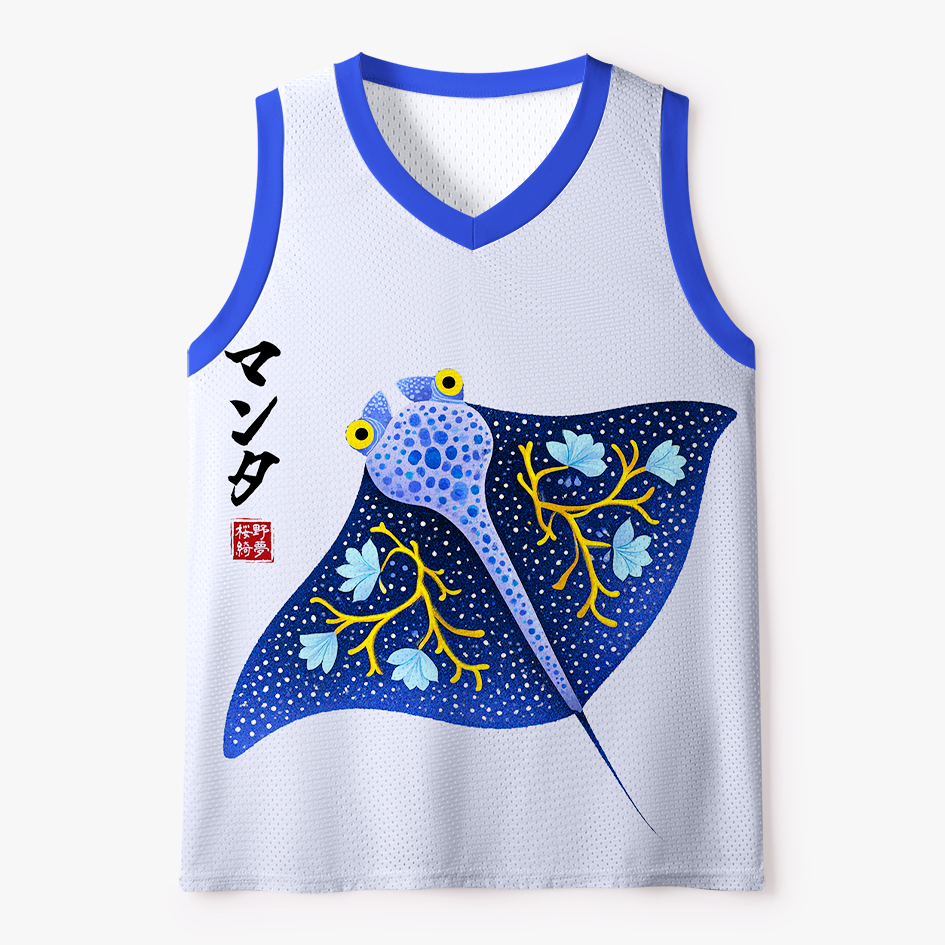 Japanese vintage mesh tank top for summer