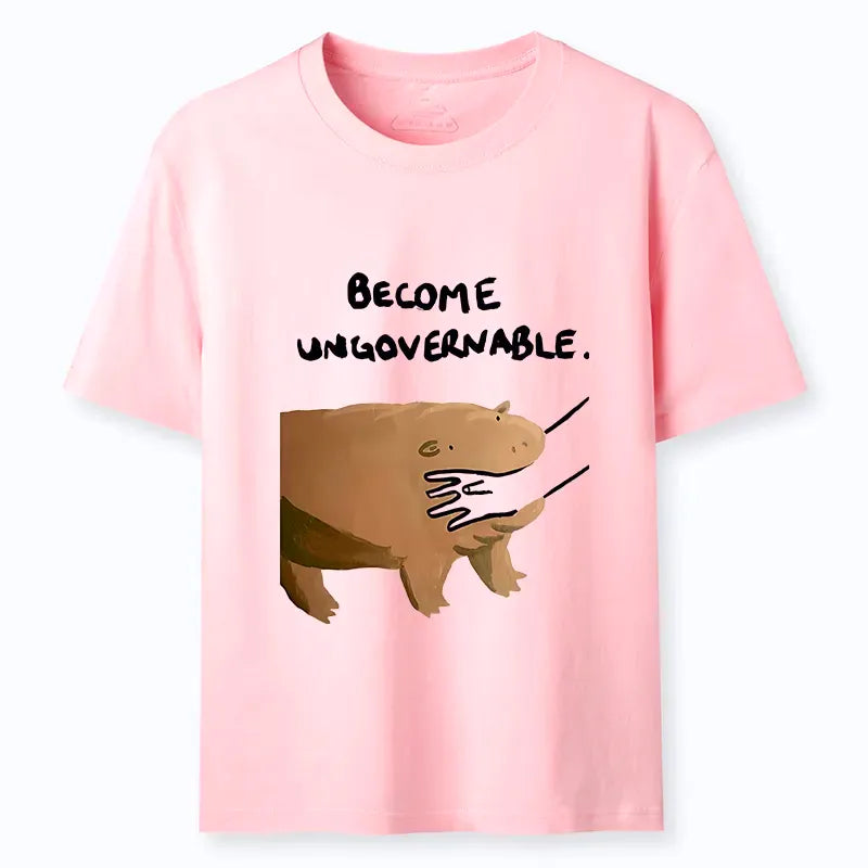 Kyoto-Lion Moo Deng Bites Someone's Arm Classic T-Shirt