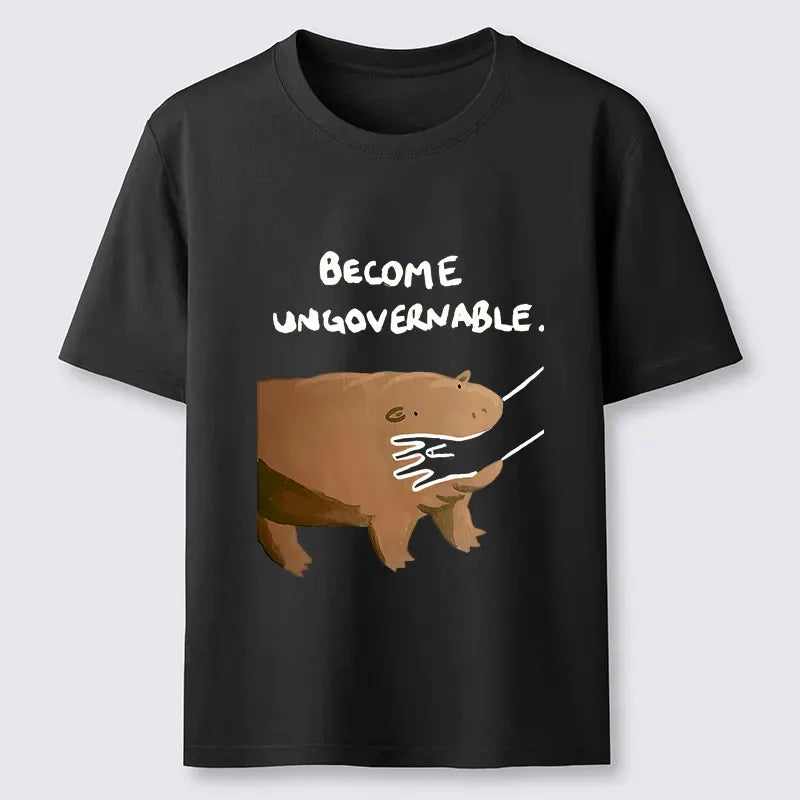 Kyoto-Lion Moo Deng Bites Someone's Arm Classic T-Shirt