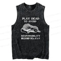 funny play dead tank top best seller