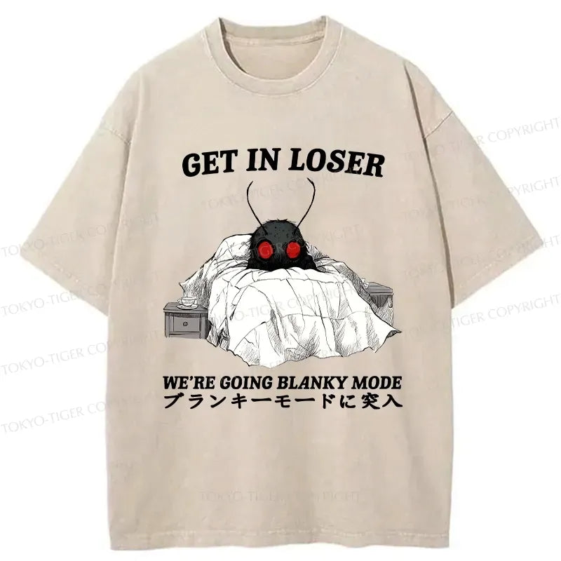 Japanese Vintage Washed T-Shirt for Streetwear