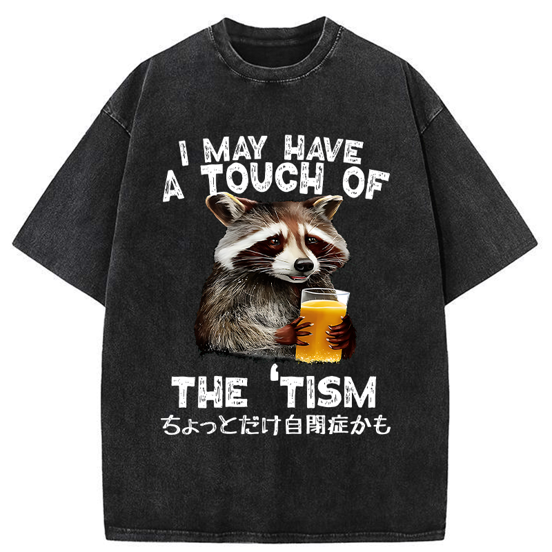 vintage unisex raccoon tee for daily wear