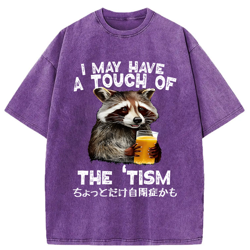vintage unisex raccoon tee for daily wear