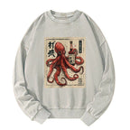 Kyoto-Lion Osaka Sak¨¦ Octopus Washed Sweatshirt