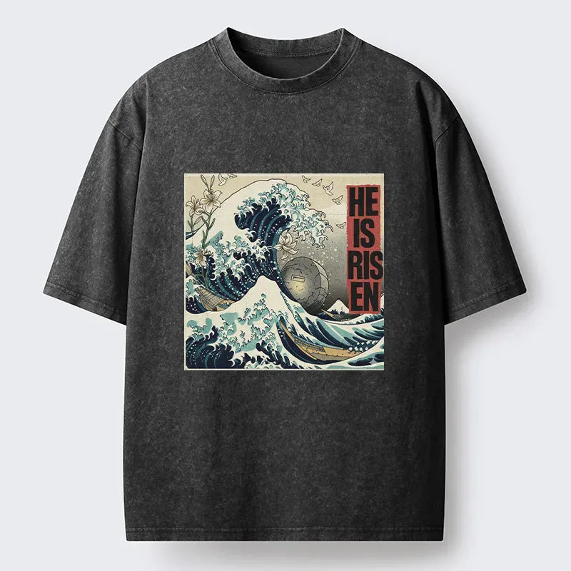Japanese Vintage Washed T-Shirt Free Shipping