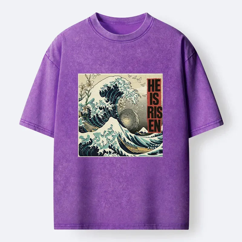 Japanese Vintage Washed T-Shirt Free Shipping