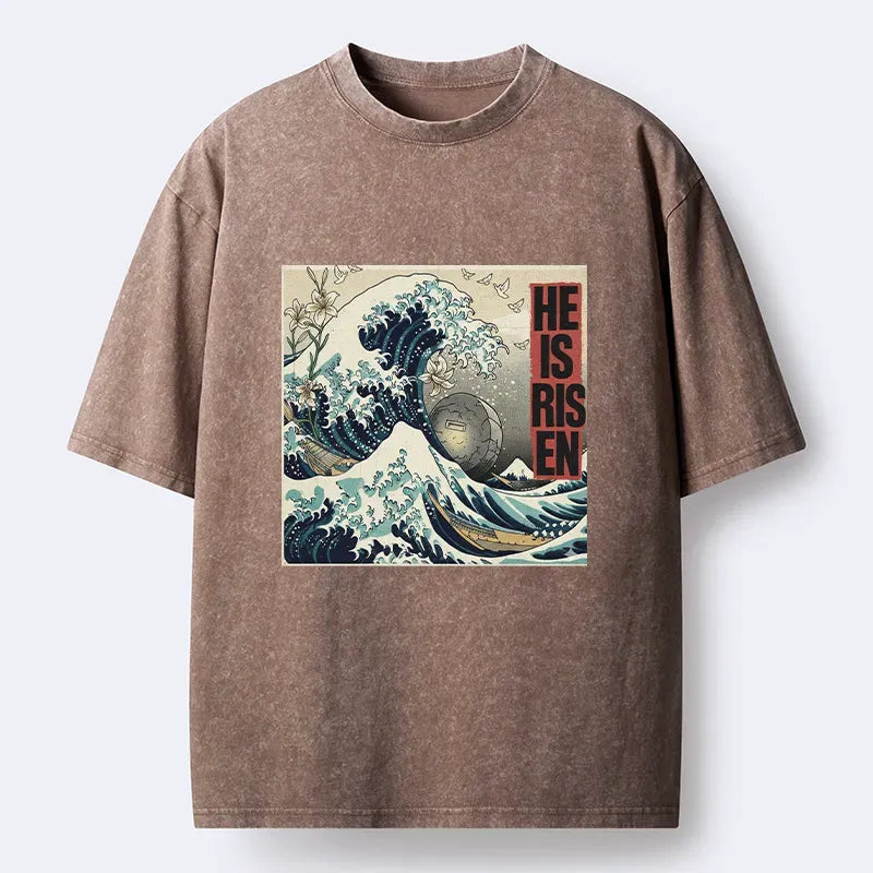 Japanese Vintage Washed T-Shirt Free Shipping