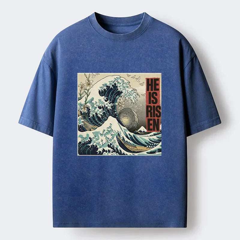 Japanese Vintage Washed T-Shirt Free Shipping