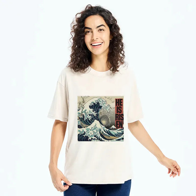 Japanese Vintage Washed T-Shirt Free Shipping