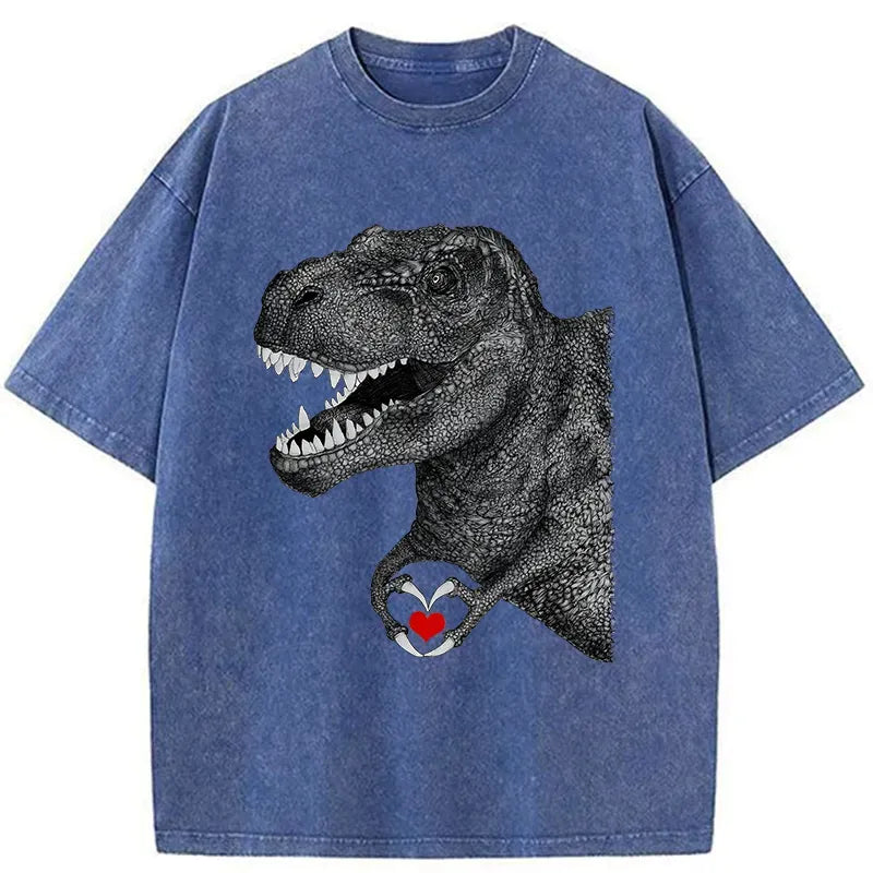 Japanese Washed T-Shirt for Daily Wear