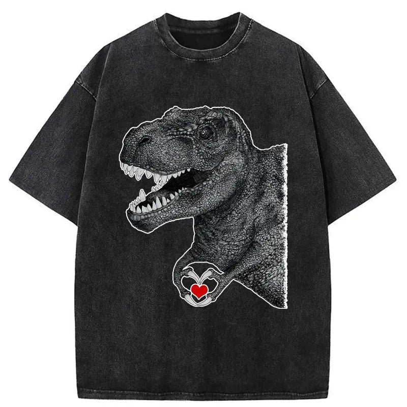 Japanese Washed T-Shirt for Daily Wear