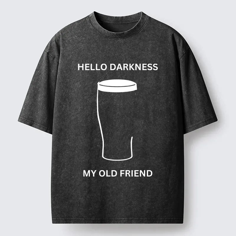 Funny Washed Cotton T-Shirt for Men