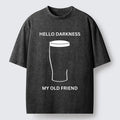 Funny Washed Cotton T-Shirt for Men
