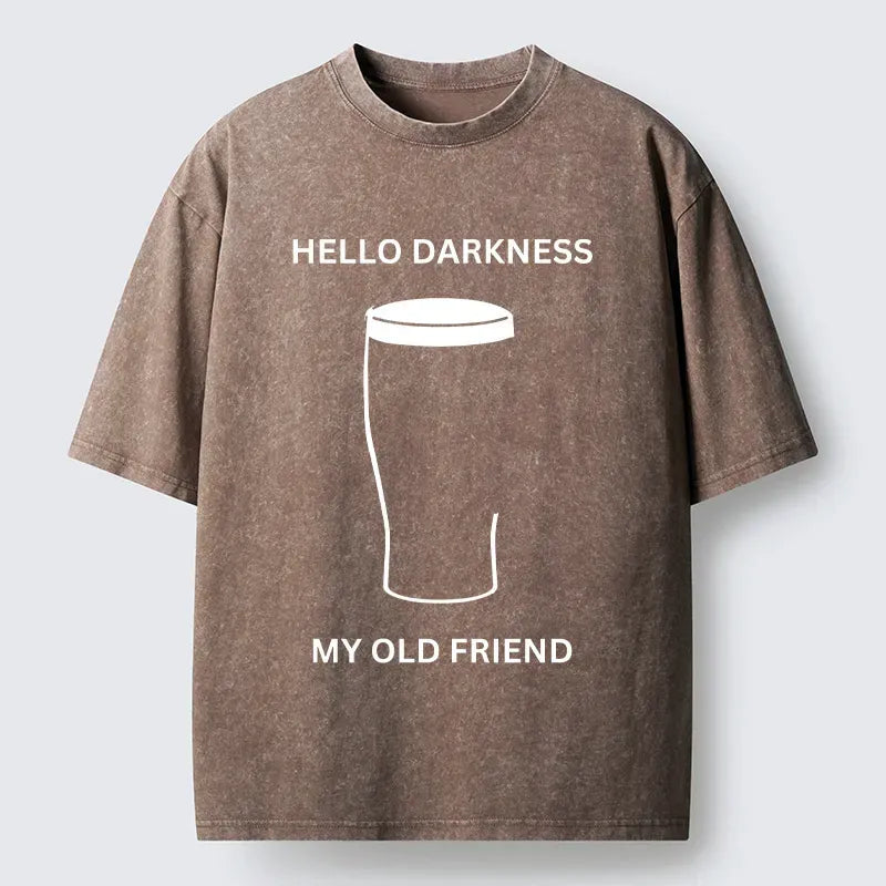 Funny Washed Cotton T-Shirt for Men