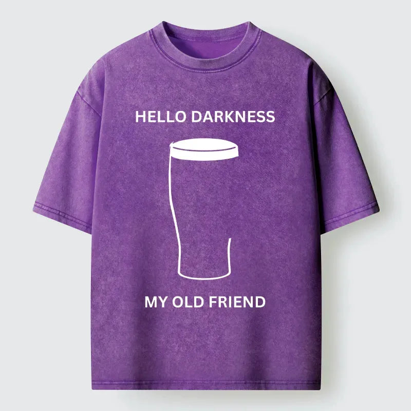 Funny Washed Cotton T-Shirt for Men