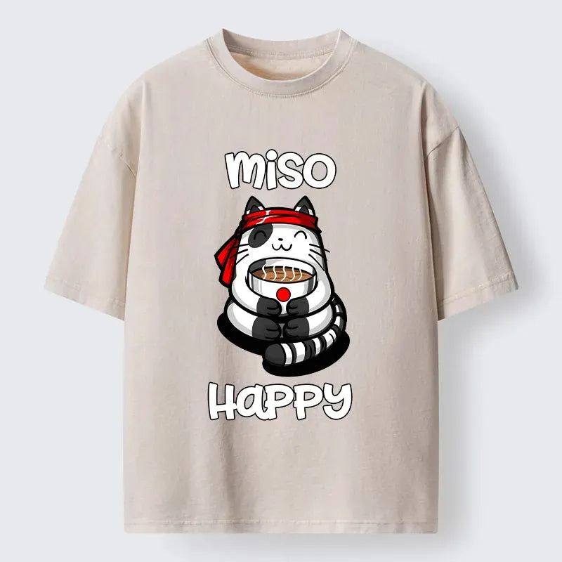 Kyoto-Lion I¡®m So Happy Washed T-Shirt