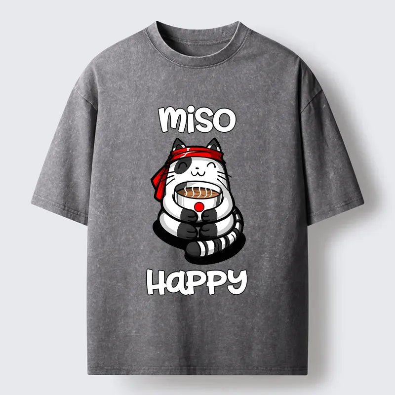 Happy Vintage Style T-Shirt for Summer