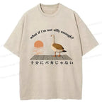 Funny Washed T-Shirt for Streetwear