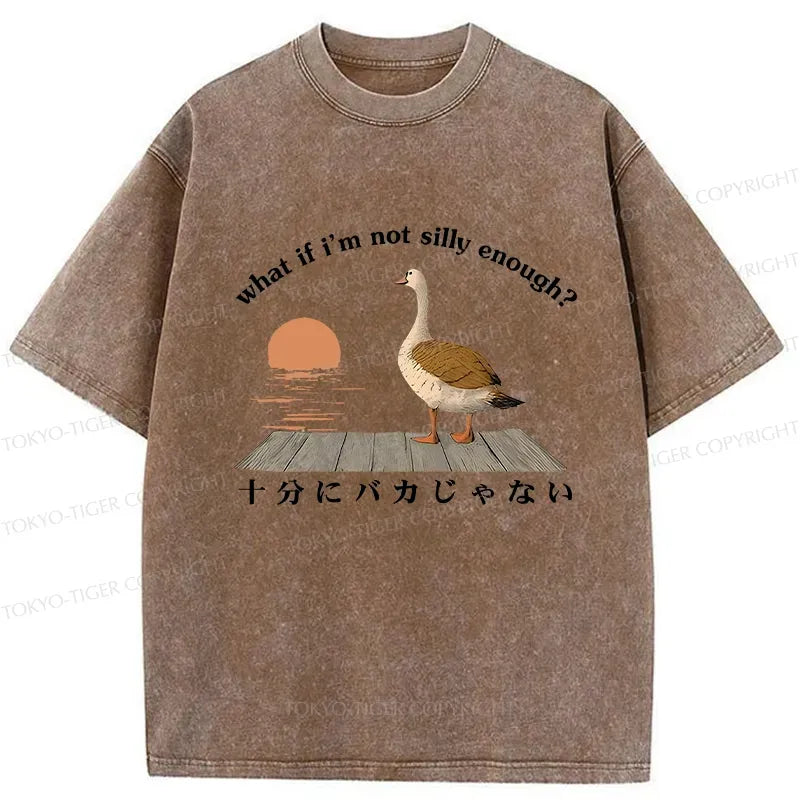 Funny Washed T-Shirt for Streetwear