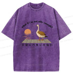 Kyoto-Lion What If I'm Not Silly Enough Washed T-Shirt