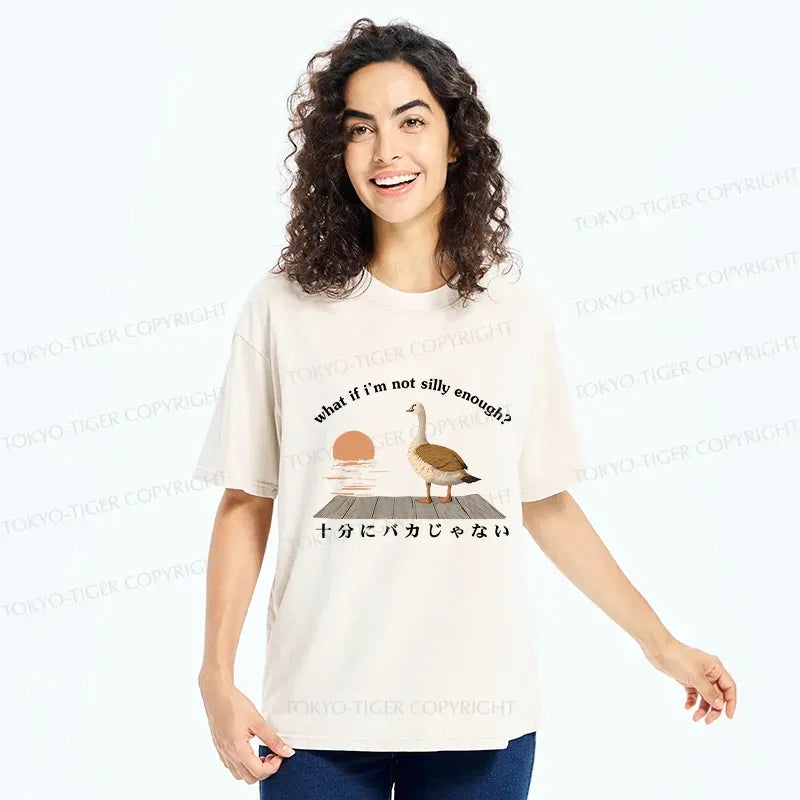 Japanese Washed T-Shirt for Daily Wear