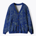 Kyoto-Lion The Artistic Beauty Of Flowers Ugly Cardigan Sweater