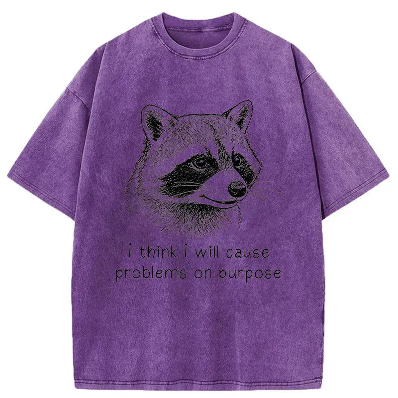 Kyoto Lion raccoon t-shirt gift for him
