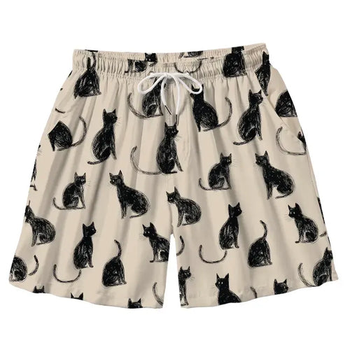 Vintage Aloha Swim Trunks for Vacation