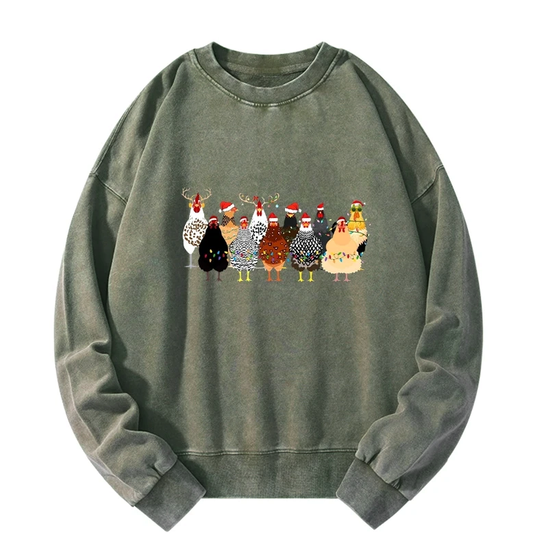 washed unisex sweatshirt for daily wear
