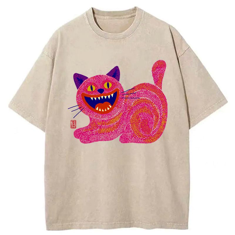 Comfortable Kyoto Cat Tee for Daily Wear