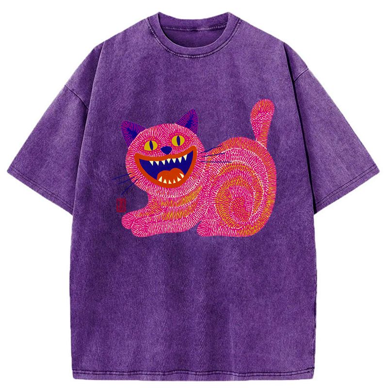 Comfortable Kyoto Cat Tee for Daily Wear