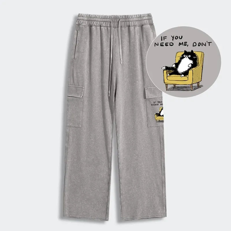 Washed Utility Sweatpants on Sale for Men