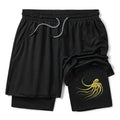 Kyoto Lion Octopus Shorts Free Shipping