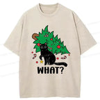 Vintage Kyoto black cat tee streetwear