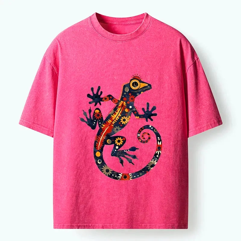 washed unisex gecko t-shirt on sale