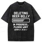 Washed Japanese T-Shirt for Everyday