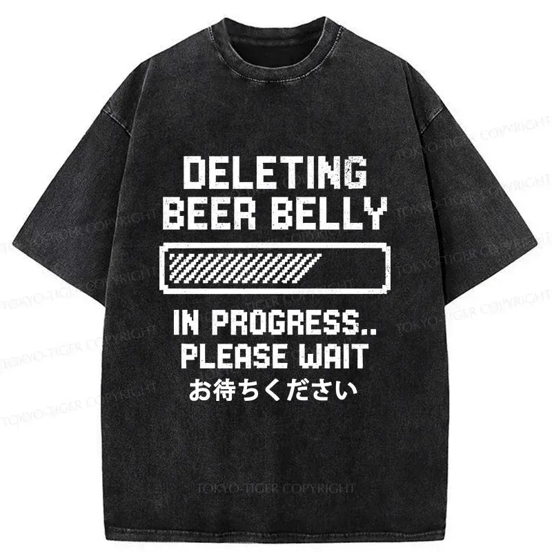 Washed Japanese T-Shirt for Everyday
