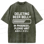 Washed Japanese T-Shirt for Everyday