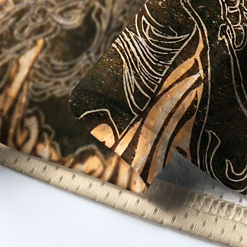 Kyoto-Lion All-Seeing Buddha Of Glitched Reality Mesh Jersey
