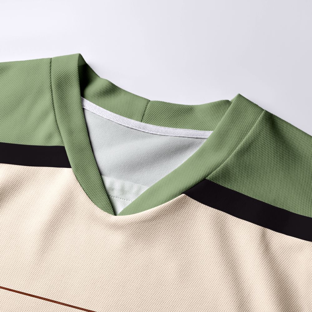 Kyoto-Lion Traditional Bloom Print Long-Sleeve Hockey Jersey