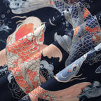 Japanese Koi Button-up Shirt for Summer