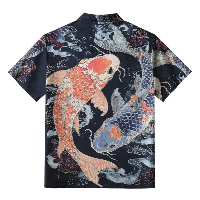 Vintage Japanese Shirt for Casual Streetwear