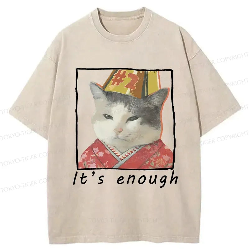 Kyoto-Lion It's Enough Washed T-Shirt