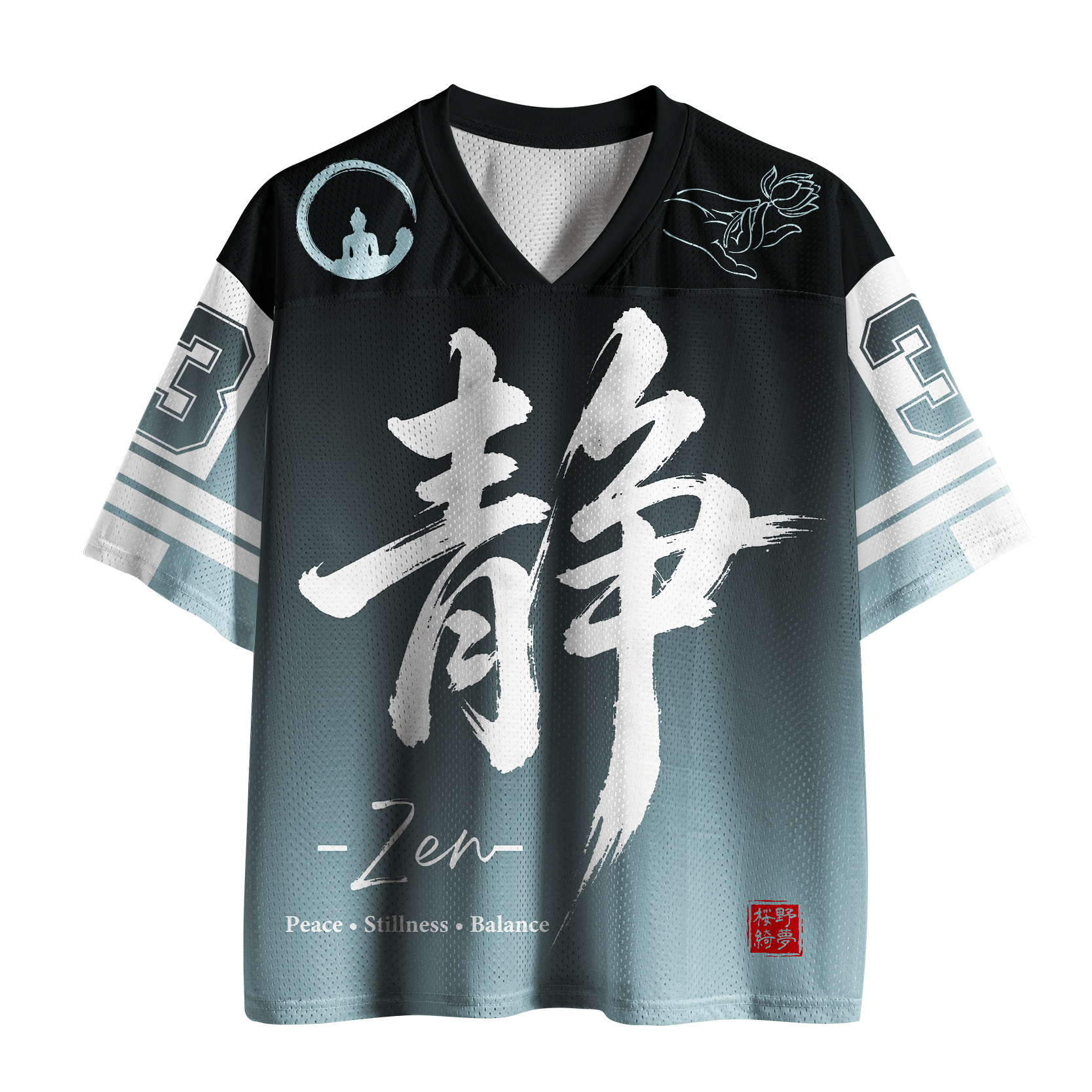 Breathable mesh jersey for daily wear