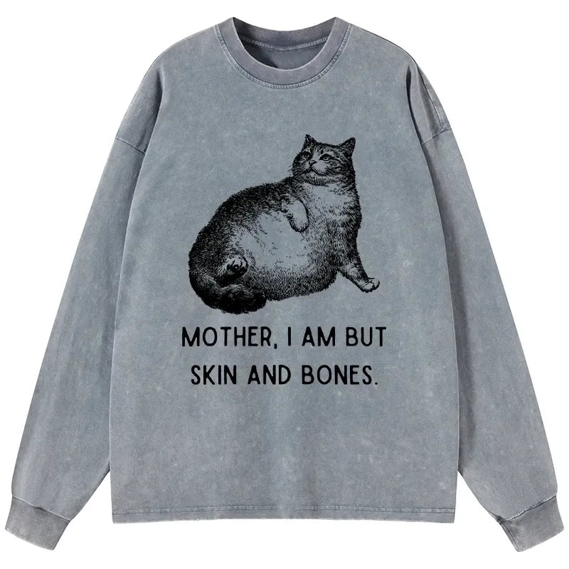 Vintage Japanese Cat Shirt for Streetwear
