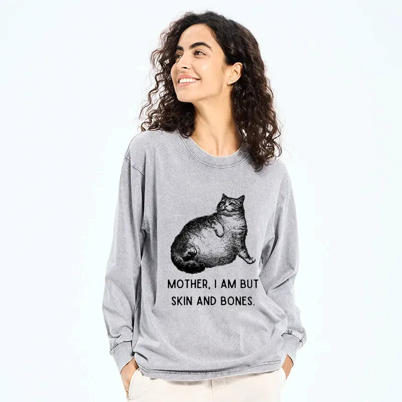 Vintage Japanese Cat Shirt for Streetwear