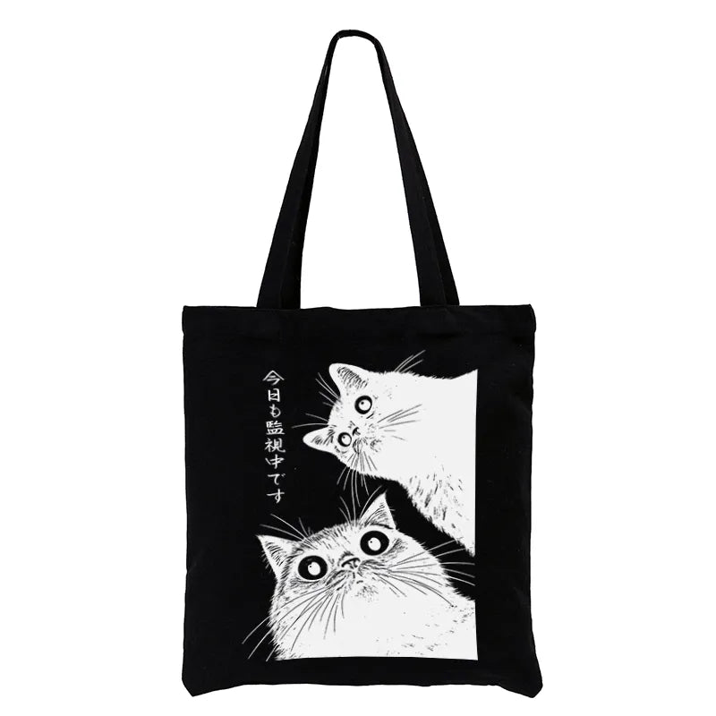Kyoto-Lion The Cat Is Watching Today Tote Bag