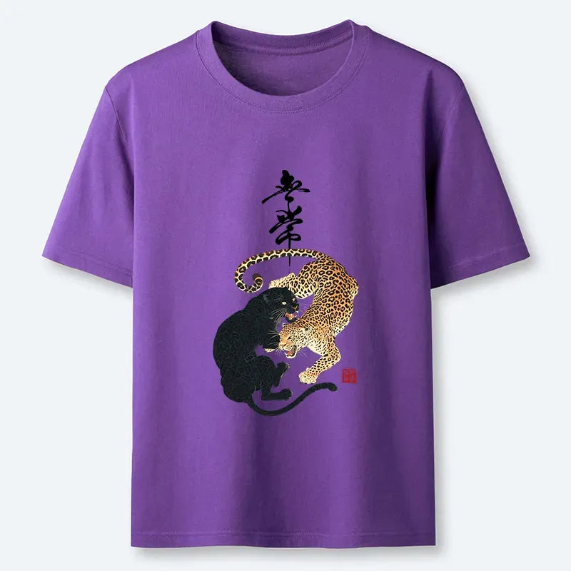 Leopard Print Unisex T-Shirt for Vacation