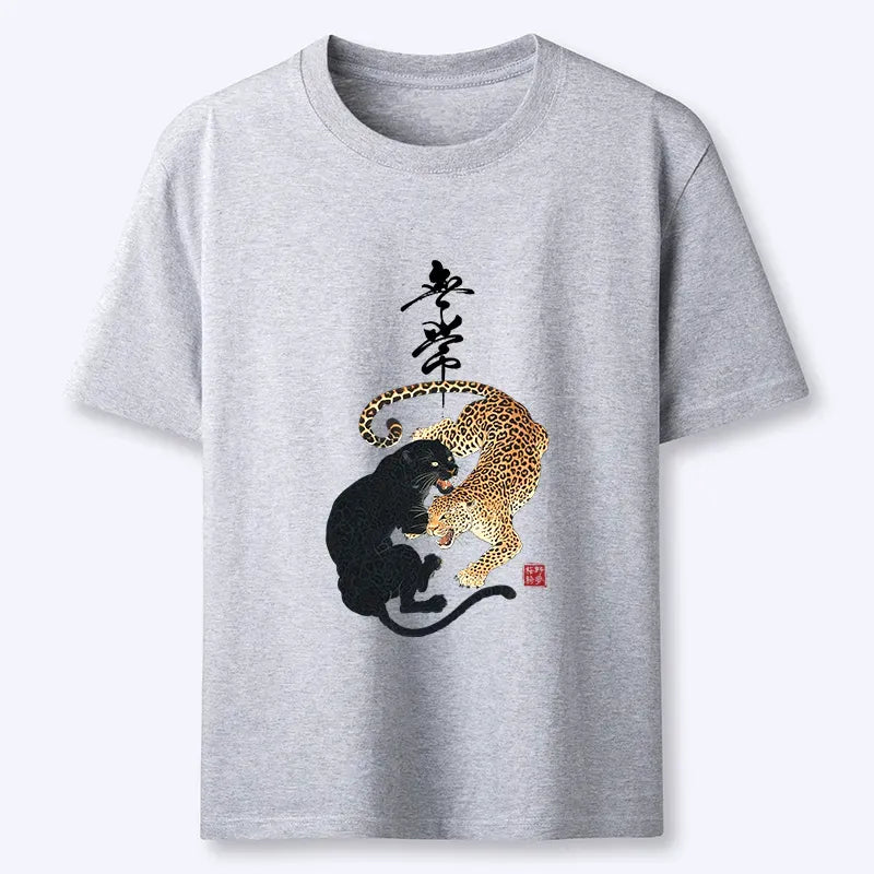 Leopard Print Unisex T-Shirt for Vacation